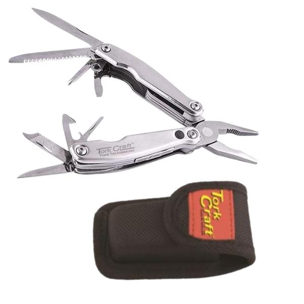 Tork Craft – Mini Multi-Function Tool with Nylon Pouch