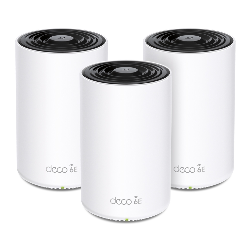 TPLINK DECO XE75 3 Pack AXE5400 Tri-Band MESH WI-FI 6E System