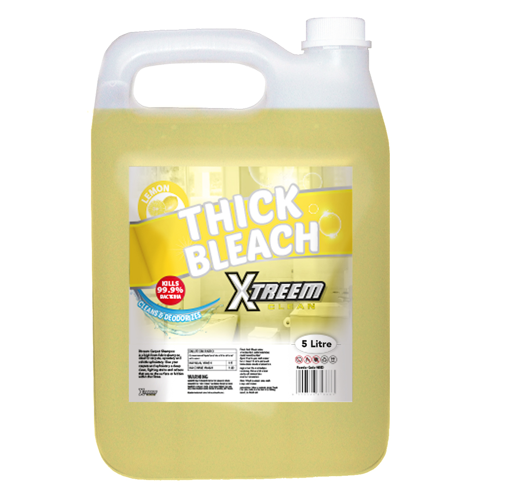 Xtreem Thick Bleach 5L – Citrus Lemon Fragrance
