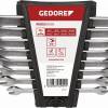 Gedore Red 8-Piece Double Open-Ended Spanner Set Gedore Red 8-Piece Double Open-Ended Spanner Set