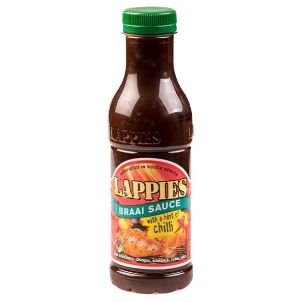 Lappies Braai Sauce – with a Hint of Chilli – (12 x 500ml)