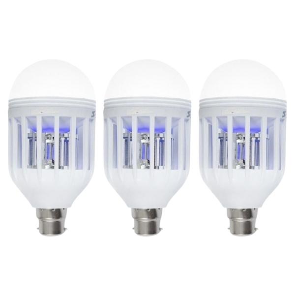 Flash – LED Insect Killer Lamp 6W B22 6500K Daylight – Pack of 3