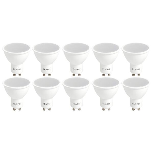 Flash – LED Emergency Light GU10 3W 4000K Cool White – Pack of 10