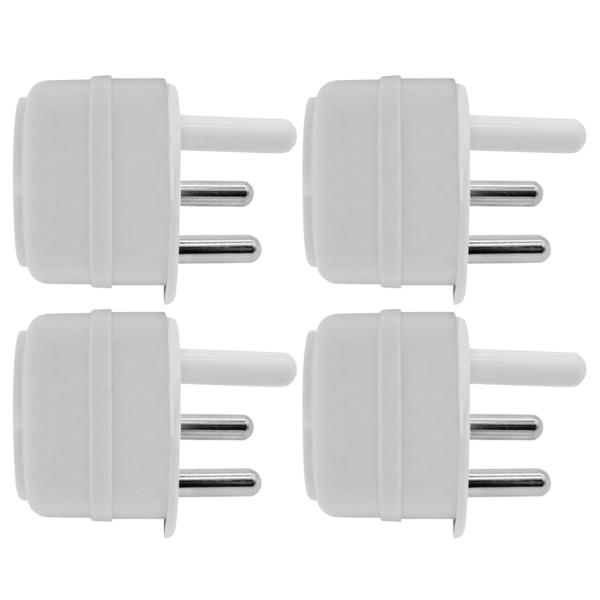 Zenith – 2 Pin Euro Plug Adaptor – Pack of 4