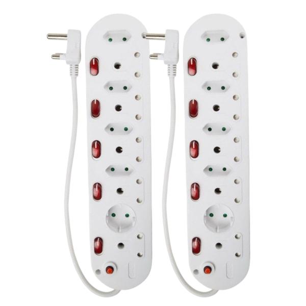 Zenith – 10 Way Multi-Plug 5 x 16A + 5 X 2PIN – Pack of 2