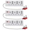 Zenith – 6 Way Multi-Plug Surge 3 x 16A + 3 X 5A – Pack of 3 Zenith – 6 Way Multi-Plug Surge 3 x 16A + 3 X 5A – Pack of 3