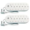 Zenith – 6 Way Multiplug 6 x 16A + Cord – Pack of 2 Zenith – 6 Way Multiplug 6 x 16A + Cord – Pack of 2