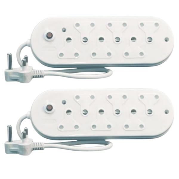 Zenith – 6 Way Multiplug 6 x 16A + Cord – Pack of 2