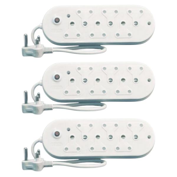 Zenith – 6 Way Multiplug 6 x 16A + Cord – Pack of 3