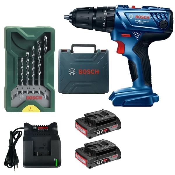Bosch – Impact Drill Driver GSB 180-LI Kit Including Accessories