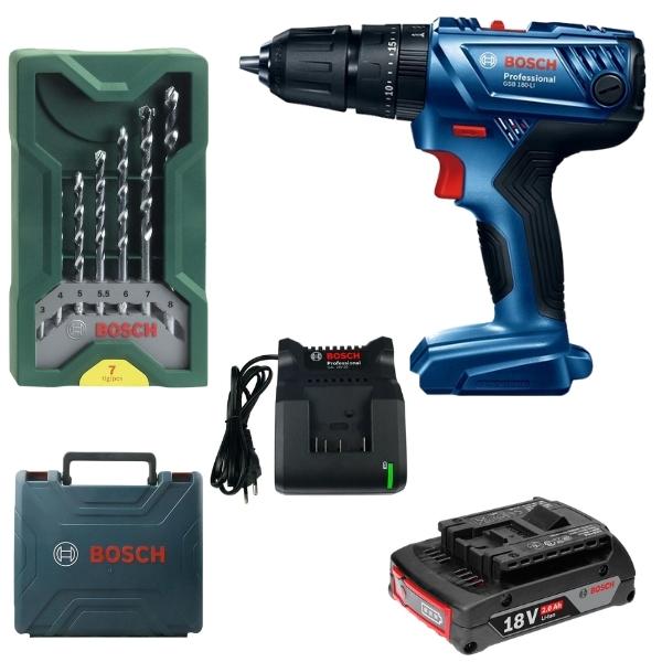 Bosch – Impact Drill Driver GSB 180-LI Kit & Accessories Set