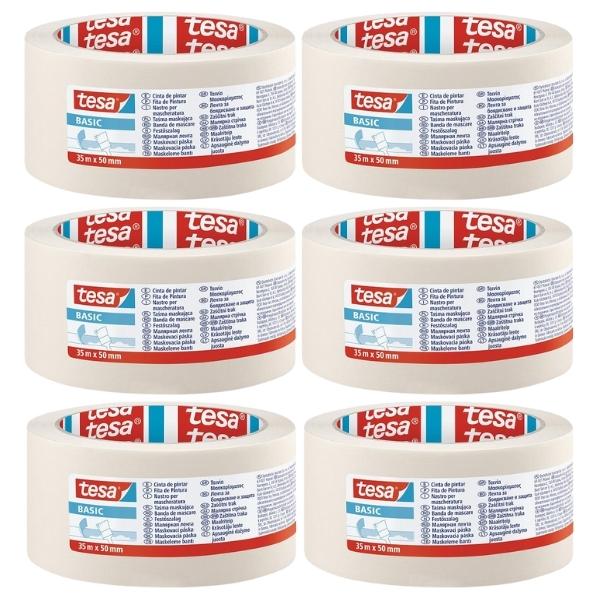 Tesa – Masking Tape 50mm x 35m – Pack of 6
