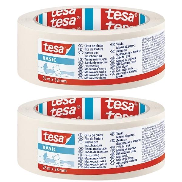 Tesa – Masking Tape 38mm x 35m – Pack of 2