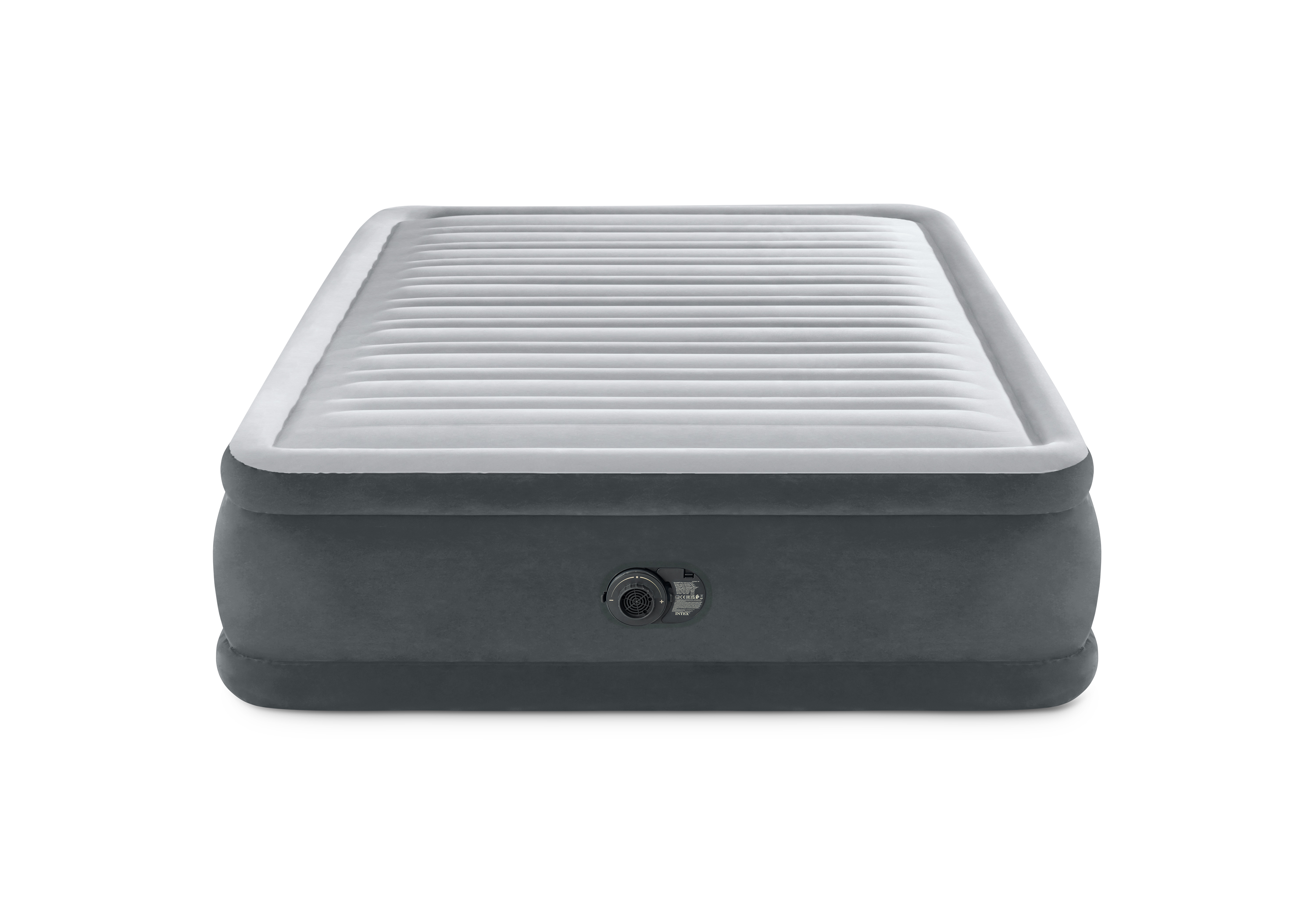 Intex Queen Comfort-Plush Airbed With Fiber-Tech Bip (Bulit-In Pump)