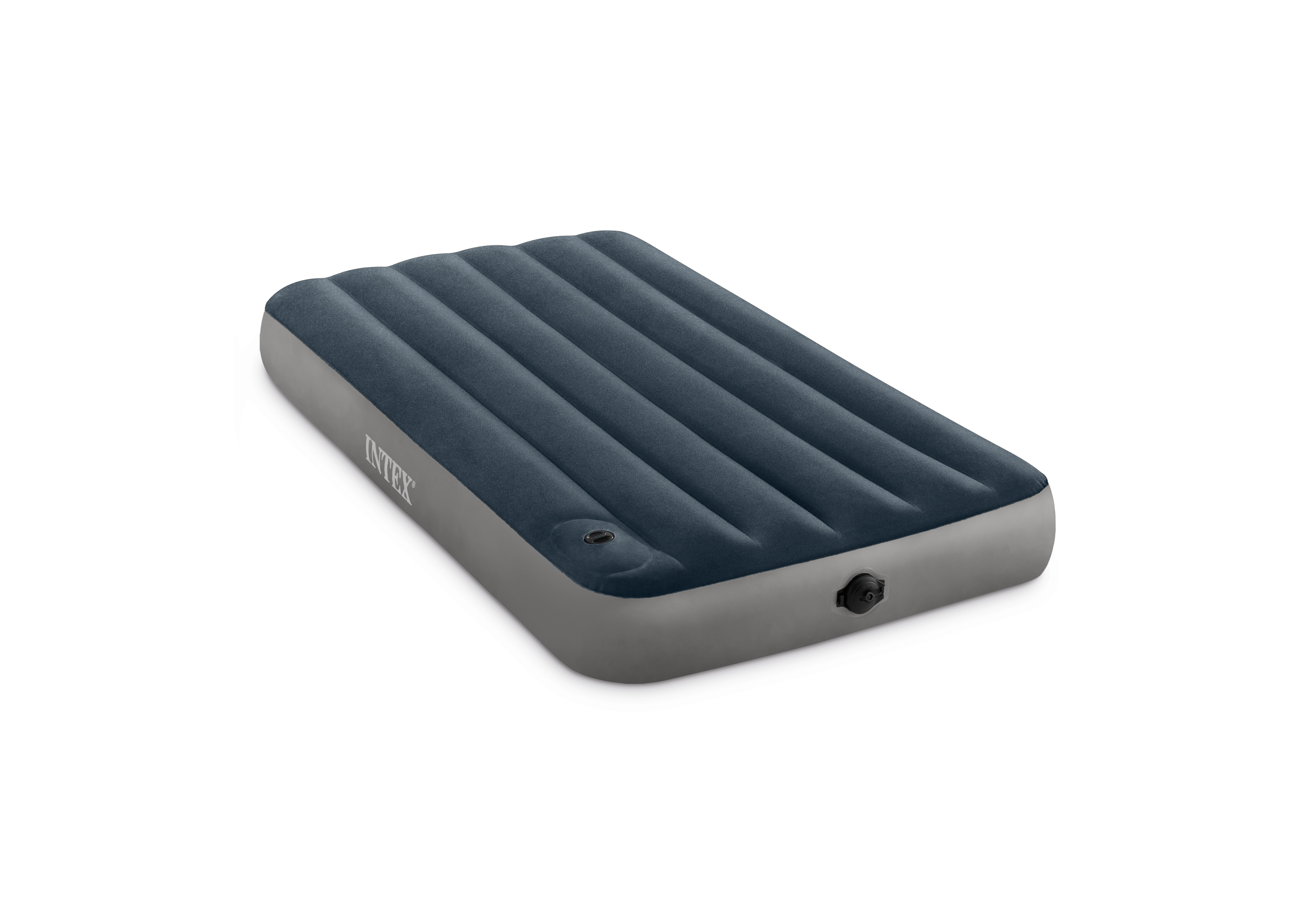 Intex Twin Dura-Beam Single-High Airbed W/ 2-Step Pump
