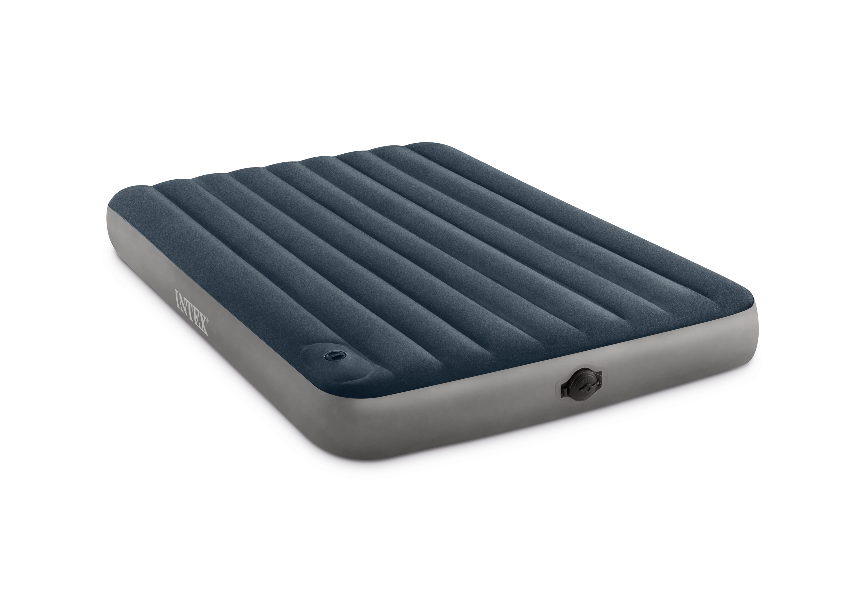 Intex Queen Dura-Beam Single-High Airbed W/ 2-Step Pump