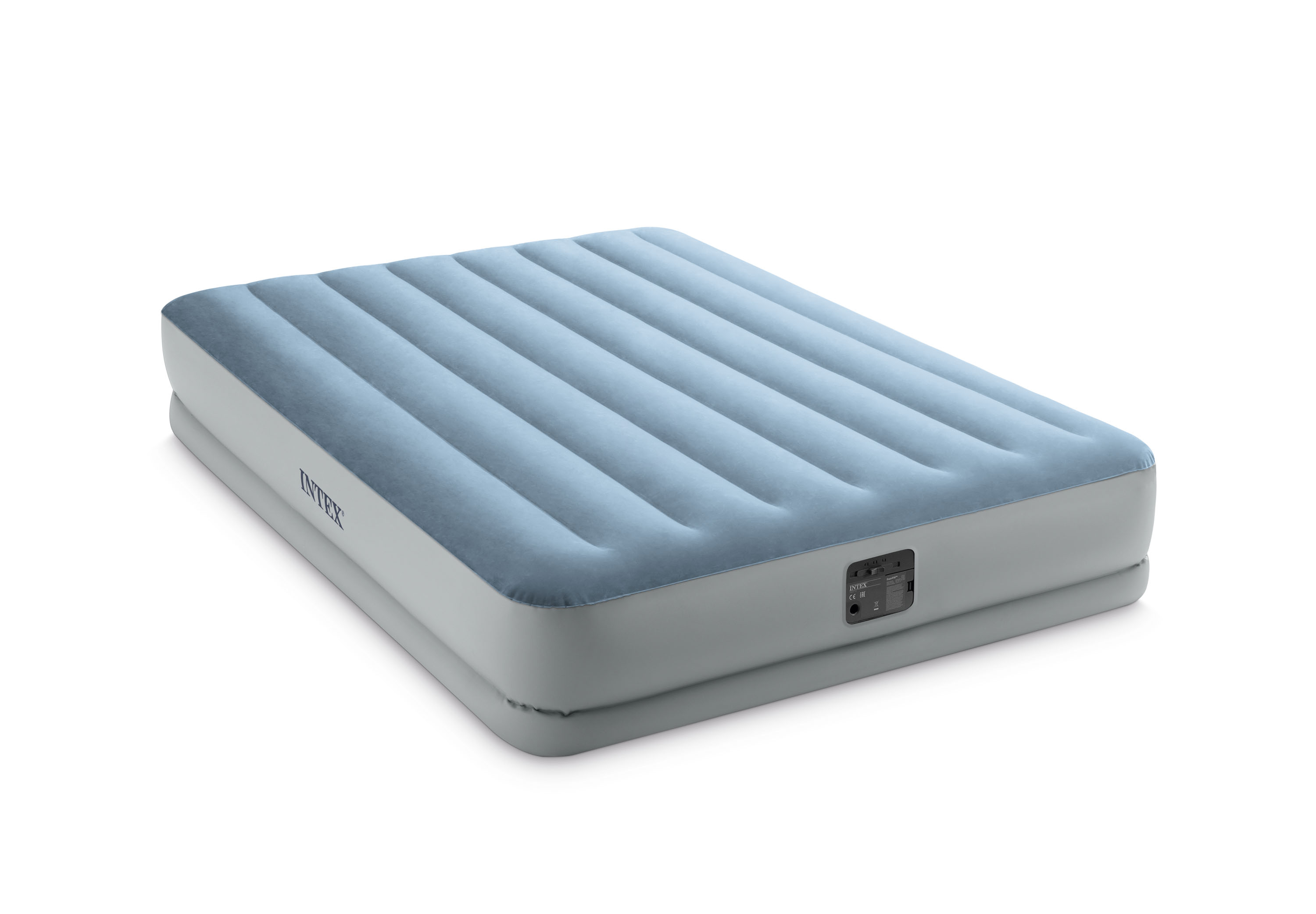 Intex Queen Mid-Rise Comfort Airbed With Fiber-Tech Bip (Built-In Pump)
