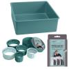 Jamie Oliver – Square Cake Pan/Tin, Fluted Cookie Cutters and Icing Bag Kit Jamie Oliver – Square Cake Pan/Tin, Fluted Cookie Cutters and Icing Bag Kit