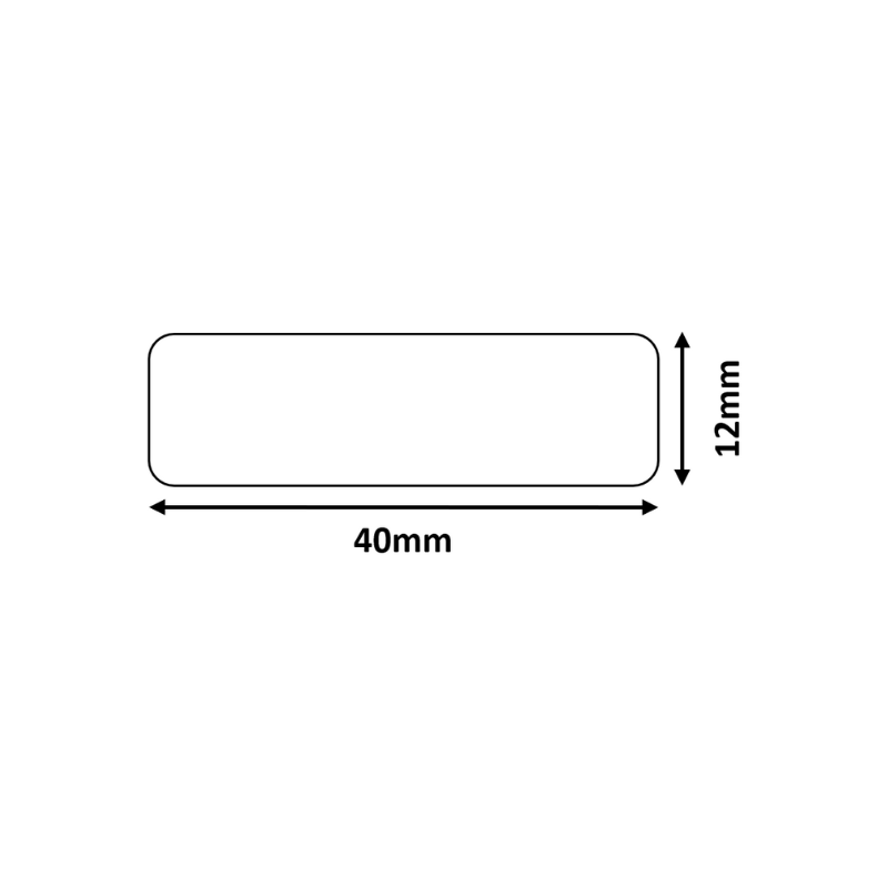 Niimbot – D11/D110 Thermal Label Roll – White 12x40mm (160 labels)
