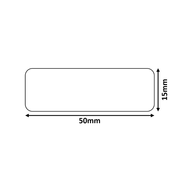 Niimbot – D110/D11 -Thermal Label Roll – White 15x50mm (130 labels)