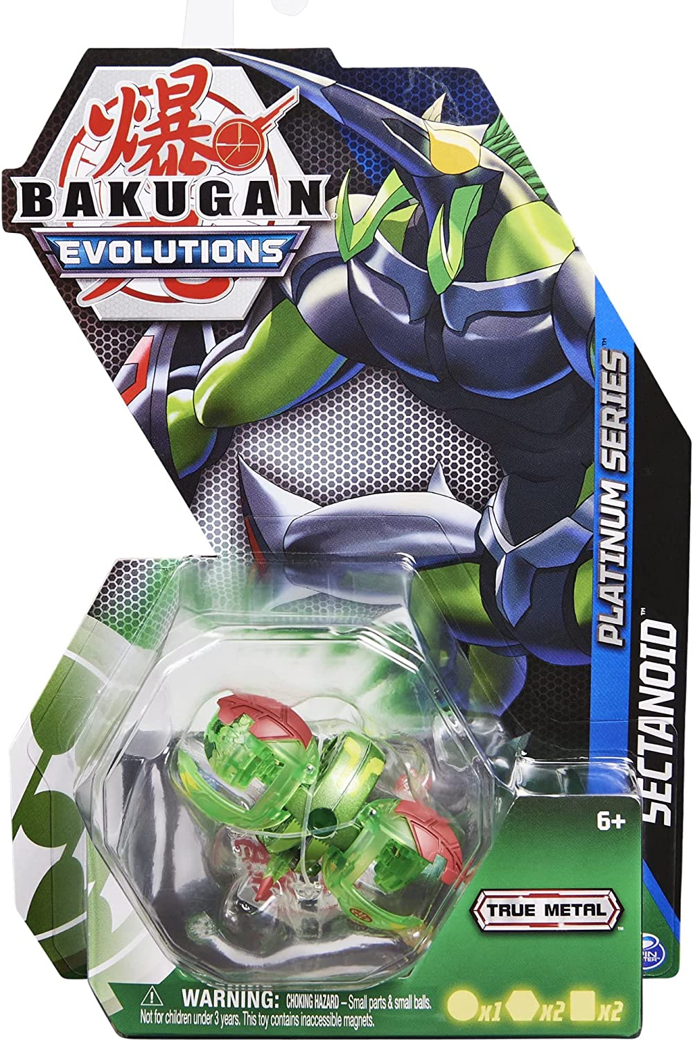 Bakugan Evolutions – True Metal Bakugan Platinum Series – Sectanoid