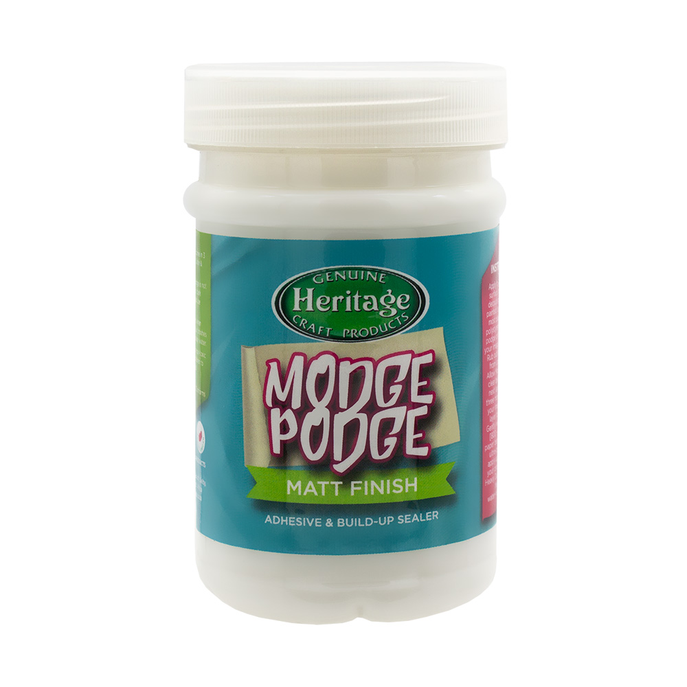 Heritage Modge Podge Matt – Adhesive & Build-up Sealer – 250ml