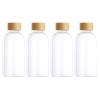 DAY – Glass Water Bottle with Bamboo Lid – 500ml – Pack of 4 DAY – Glass Water Bottle with Bamboo Lid – 500ml – Pack of 4