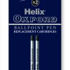 HELIX OXFORD Ballpoint Refills Medium Black 2’s HELIX OXFORD Ballpoint Refills Medium Black 2’s