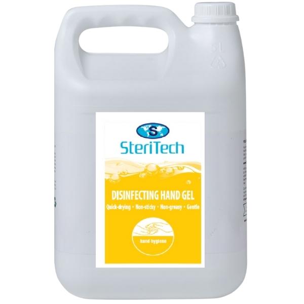 SteriTech – Hand Gel / Disinfecting Hand Gel – 5L