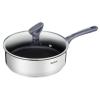 Tefal – Daily Cook Stainless Steel Saute Pan with Lid – 24cm Tefal – Daily Cook Stainless Steel Saute Pan with Lid – 24cm