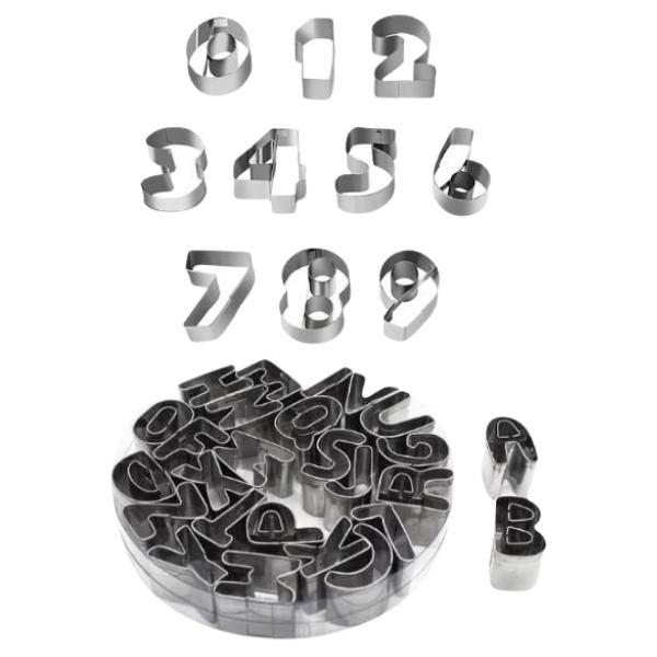 O’lala – Alphabet and Number Cookie Cutter Sets – 35 Piece In Total