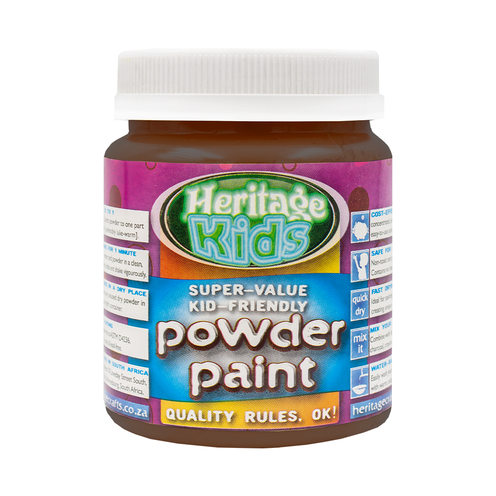 Heritage Powder Paint Non Toxic Brown – 200g