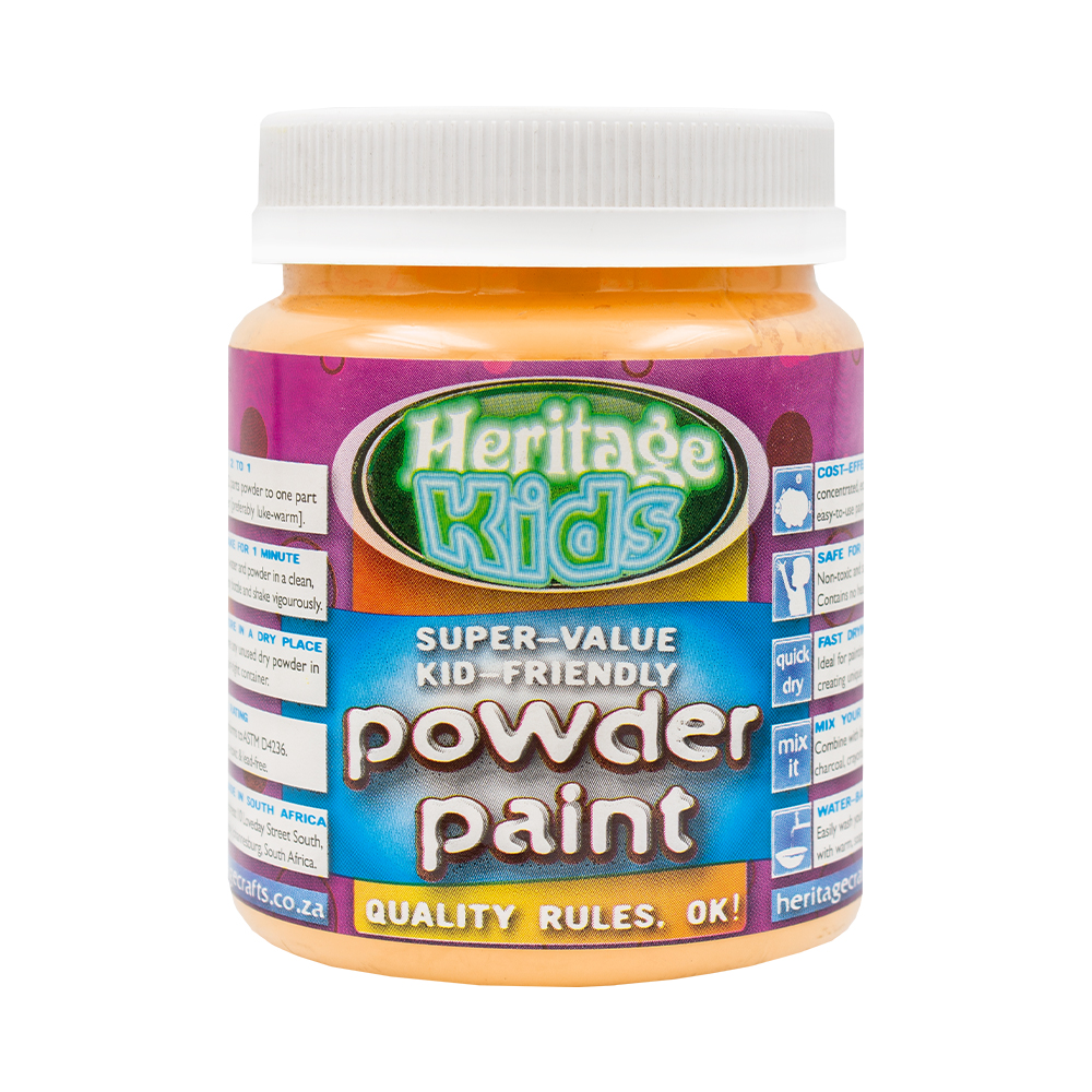 Heritage Powder Paint Non Toxic Orange – 200g