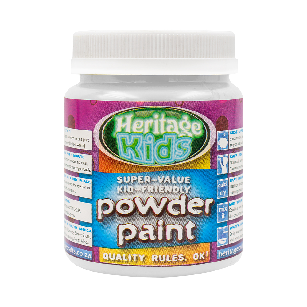 Heritage Powder Paint Non Toxic White – 200g