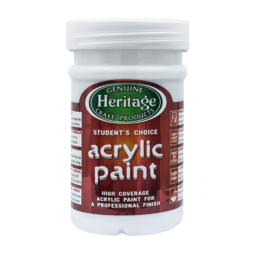 Heritage Pure Acrylic Paint 250ml – Polar Ice
