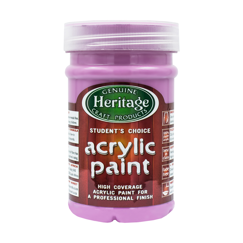 Heritage Pure Acrylic Paint 250ml – Ripe Plum