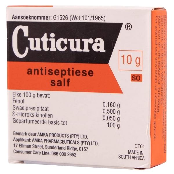 Cuticura – Antiseptic Ointment 10g – Pack of 12