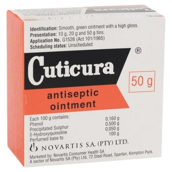 Cuticura – Antiseptic Ointment 50g – Pack of 12
