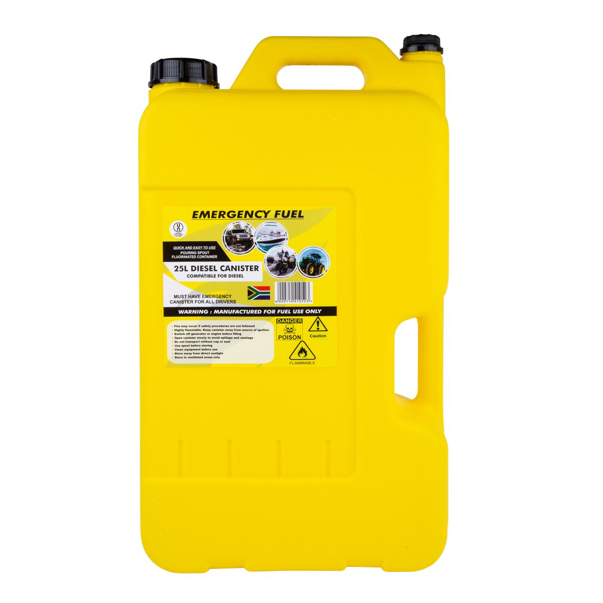 Jerry Can Plastic Diesel 25L