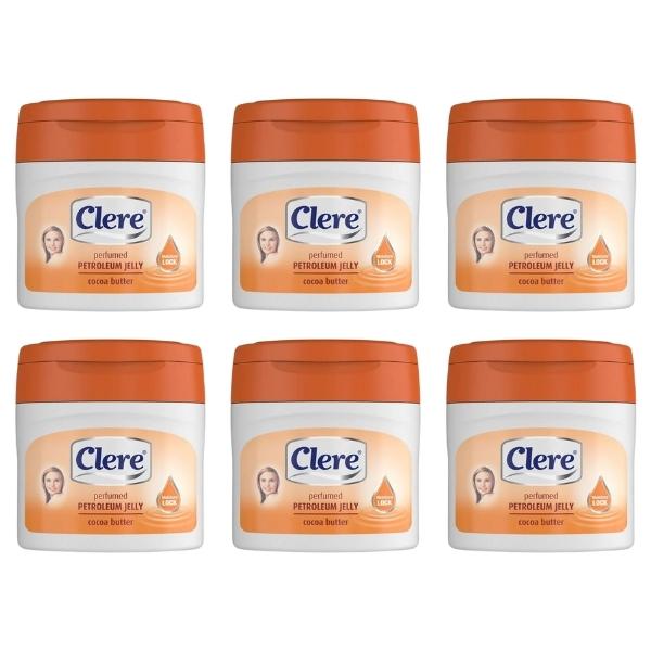 Clere – Perfumed Jelly 250ml – Cocoa Butter – Pack of 6