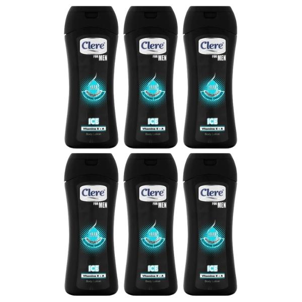 Clere – Body Lotion For Men 400ml – Ice – Pack of 6