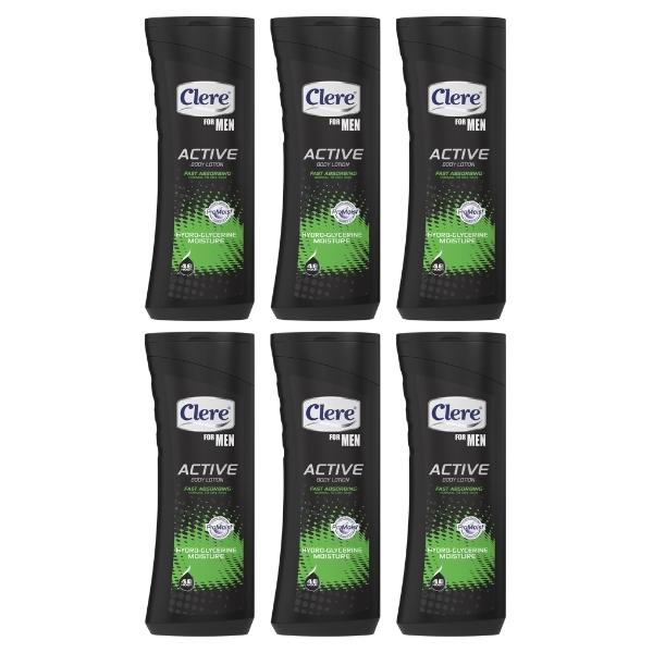 Clere – Body Lotion for Men 400ml – Hydro Glycerine – Pack of 6