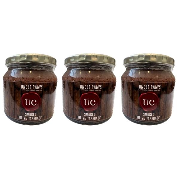 Uncle Cam’s – Smoked Olive Tapenade 490g – Pack of 3