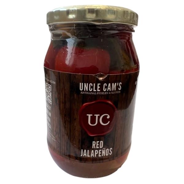 Uncle Cam’s – Red Jalapenos – 410g