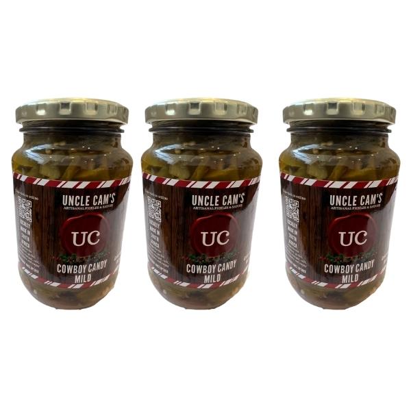 Uncle Cam’s – Cowboy Candy 375ml – Mild – Pack of 3