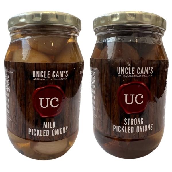 Uncle Cam’s – Pickled Onions Combo – Mild and Strong – Pack of 2