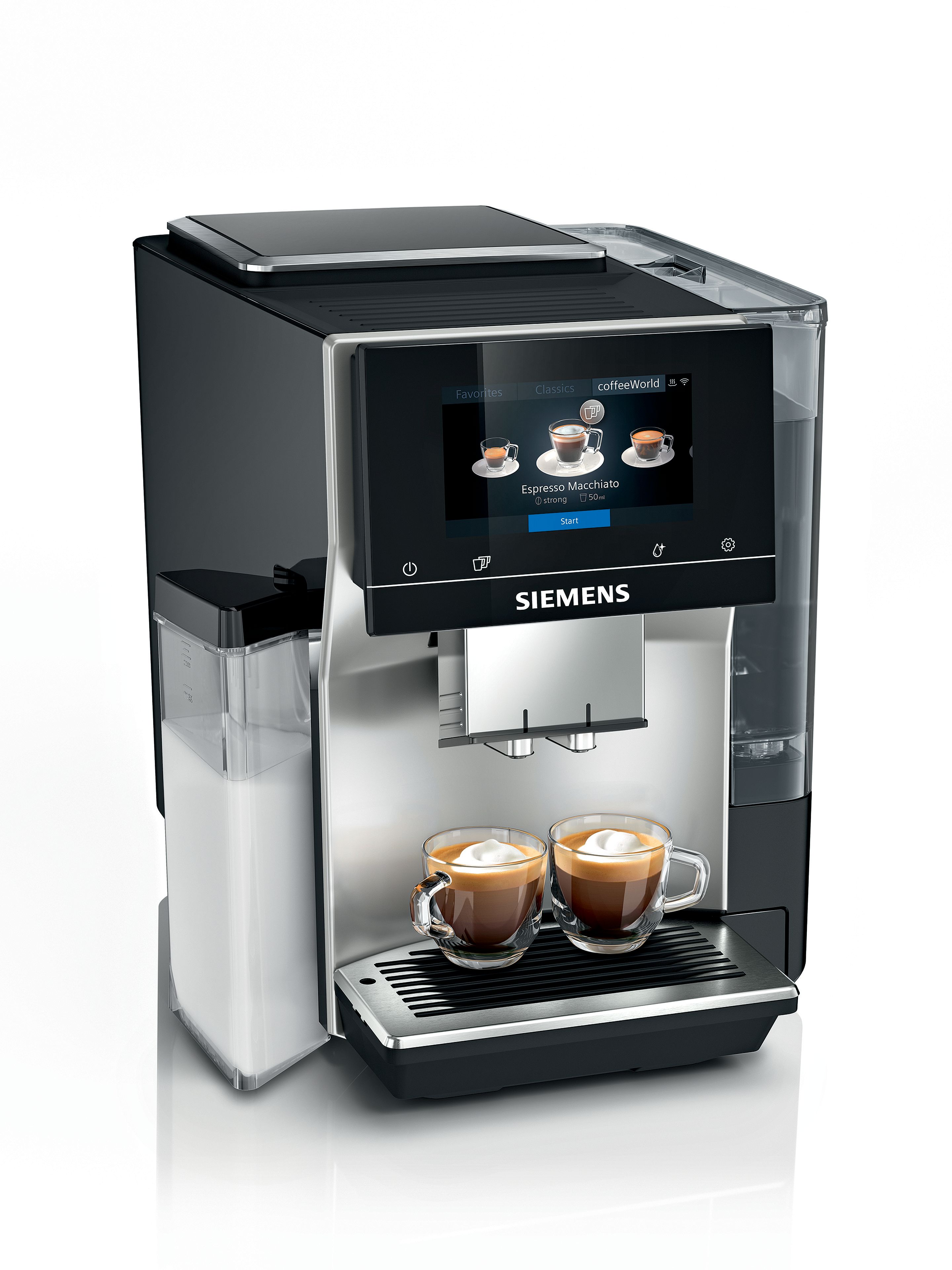 Siemens – Built-in Fully Automatic Coffee Machine – EQ.700 – Silver inox