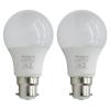 Waco – LED Sphere Bulb / Lamp A60 B22 4000K Cool White – 7W PACK of 2 Waco – LED Sphere Bulb / Lamp A60 B22 4000K Cool White – 7W PACK of 2