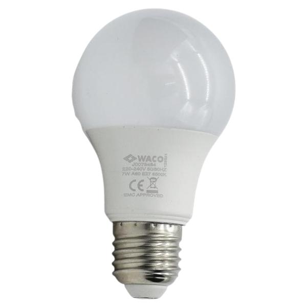 Waco – LED Sphere Bulb / Lamp A60 E27 6500K Cool Day Light – 9W