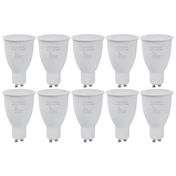 Eurolux – LED Emergency Bulb / G982WW – GU10 3000K 5W Warm White Pack of10